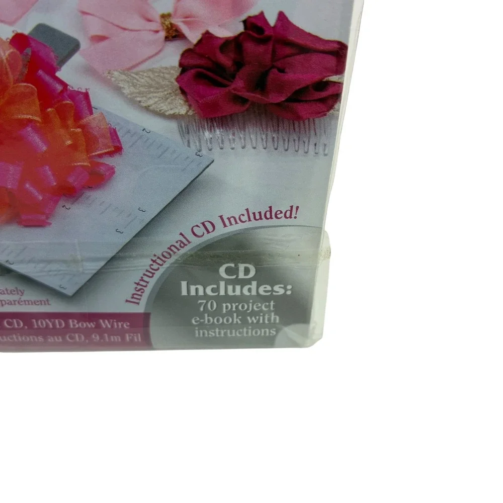 Mini Bowdabra Hair Bows Made Easy Kit with Tool Ruler Wire‎ and Instructional CD
